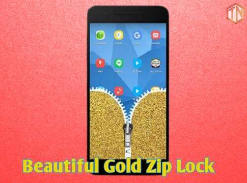 Beatiful Gold Zip Lock Tech Nukti