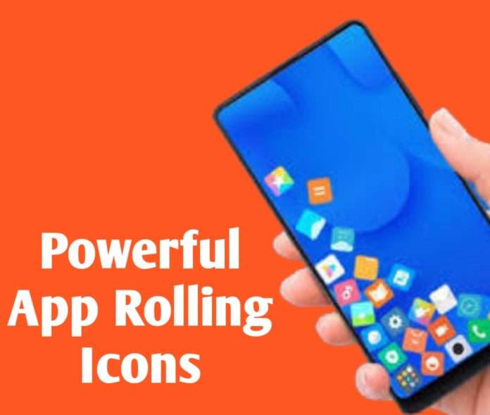 How to Change Your Home Screen using Rolling Icon 3D Wallpaper App