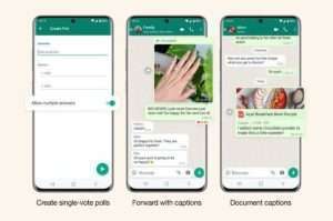 WhatsApp New Feature: Polls Update and Caption with Forwards!