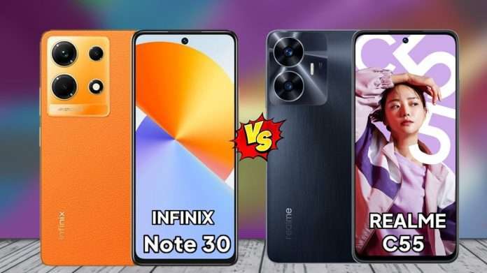 Infinix Note 30 5G Vs Realme C55