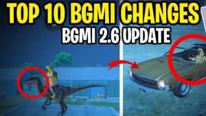 Top 10 Massive Changes in the BGMI 2.6 Update