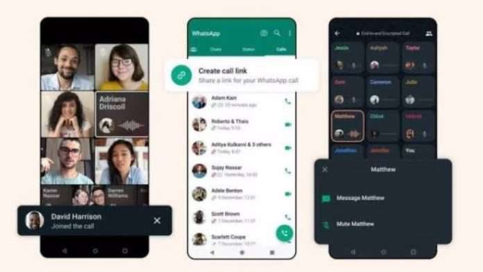 WhatsApp supports calls with up to 15 people for Android users