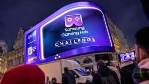 Samsung UK Makes Gaming History on London's Iconic Piccadilly Screen