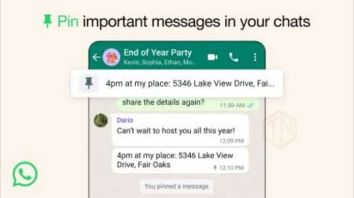 WhatsApp's Pin Message Feature