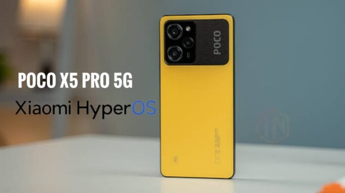 POCO X5 Pro 5G HyperOS Update