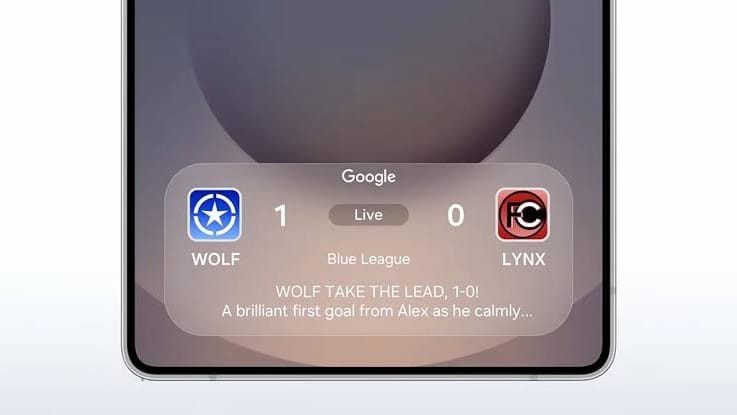 One UI 7 Beta: Google Sports Now Bar Faces Troubles
