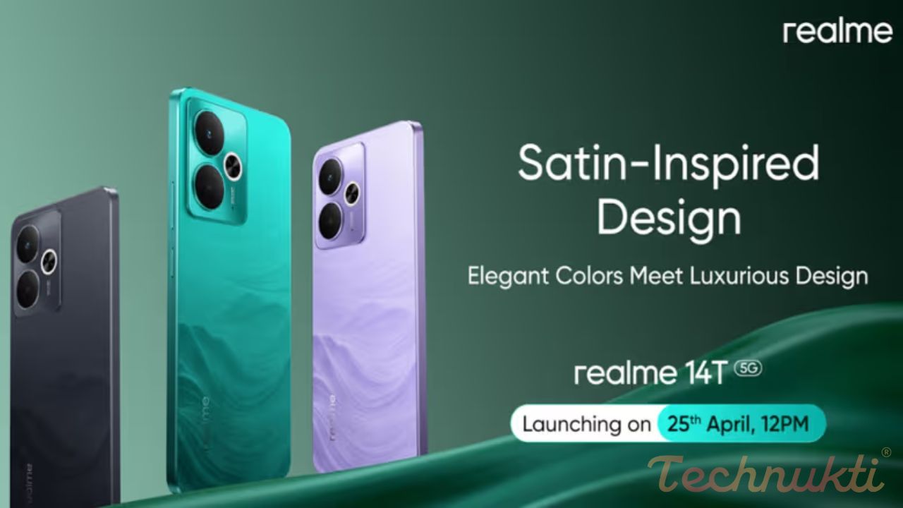 Realme 14T 5G Arrives April 25 in India: Full Details & Pricing
