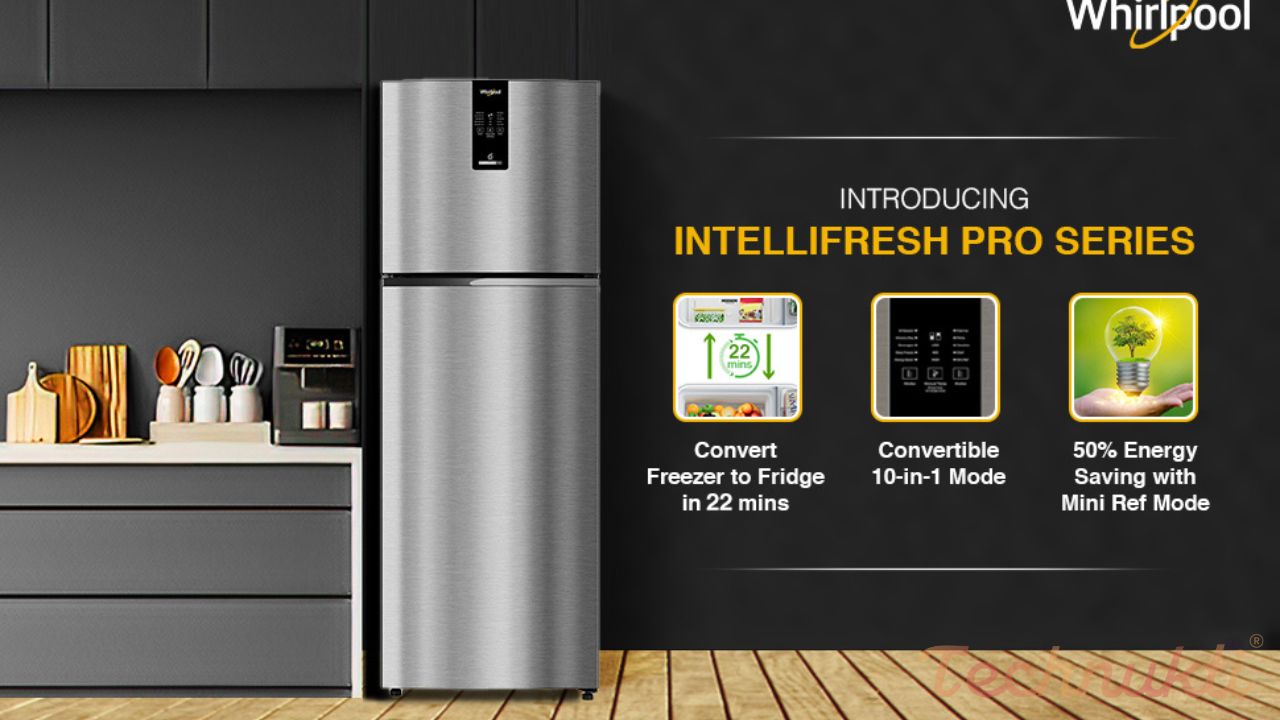 Whirlpool IntelliFresh Pro Convertible Frost-Free Fridge Launched in India