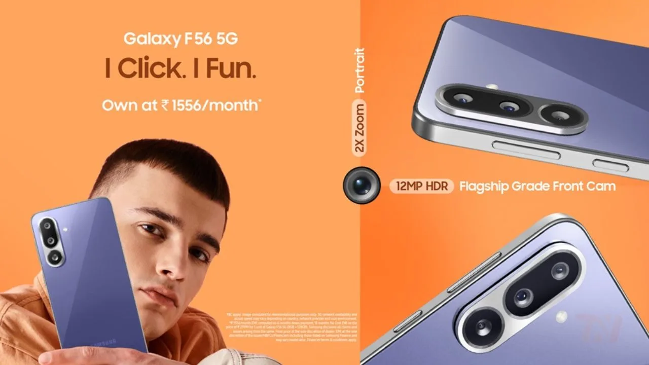 Samsung Launches Galaxy F56 5G in India: Specs & Price