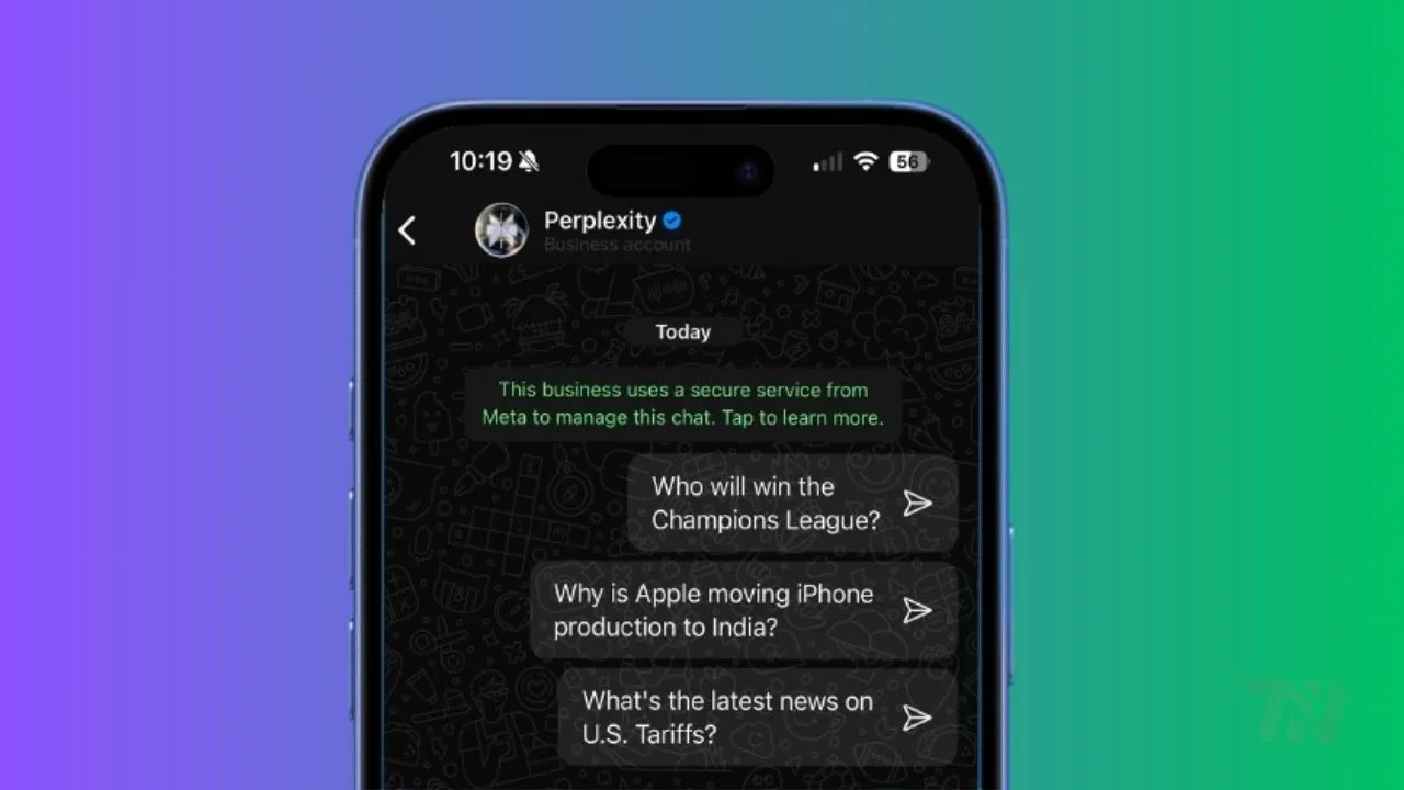 Perplexity AI Now available on WhatsApp, can be used by following these simple steps