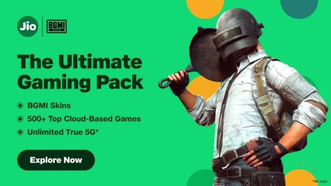 Jio’s New Gaming Plans Offer Unlimited 5G, Exclusive BGMI Skins & JioGames Cloud Access