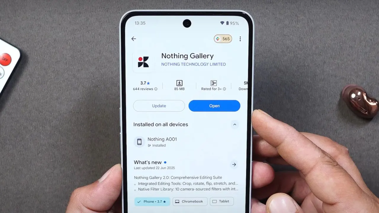 Nothing Gallery update: Nothing Gallery 2.0 Arrives with In‑Built Photo & Video Editing Ahead of Phone 3 Release