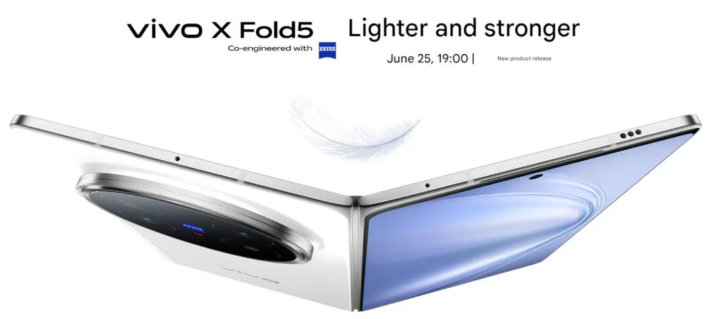 Vivo X Fold 5 Officially Launching June 25: Here’s What You Need to Know