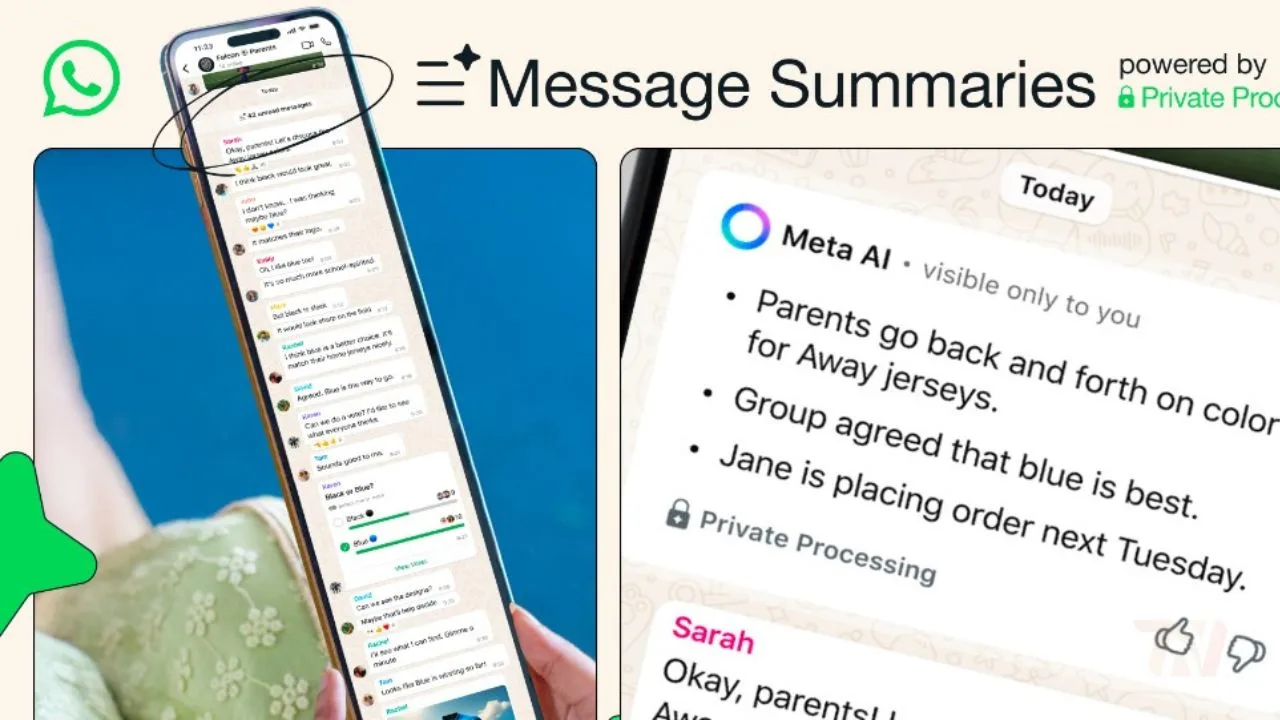 WhatsApp Introduces Meta AI-Powered Private Message Summaries Available in U.S. Only