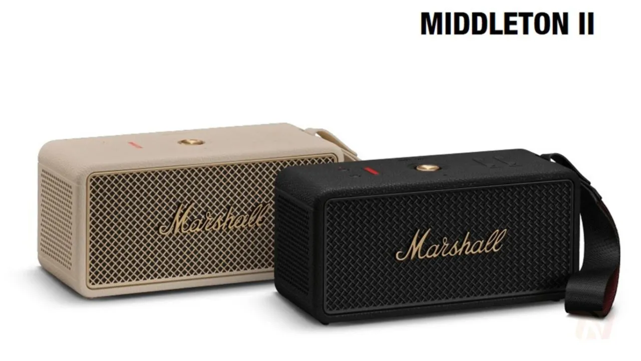 Marshall Middleton II Portable Bluetooth Speaker Announced — Classic Looks, Powerful Sound